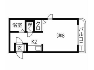 ハイムリーベⅢの物件間取画像